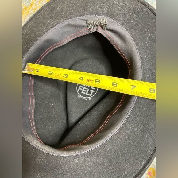 Lite Felt Fedora 100% Wool Black L - Picture 11 of 12